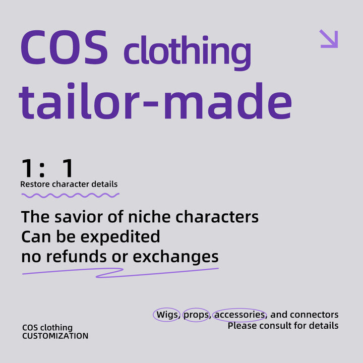 Custom Cosplay Costume Tailoring - Made to Order