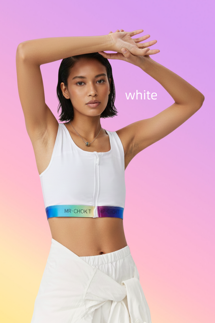 Cosplay Zip-Front Binder · Rainbow Band