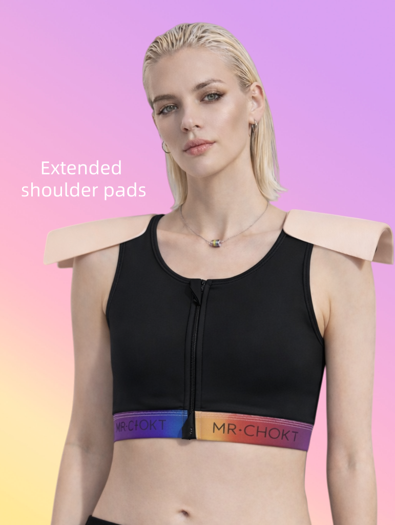 CosmicOtaku Modular Shoulder Bodywear Triple-Layer Front · Breathable Mesh Back · YKK Zipper · Adjustable Shoulder System ﻿