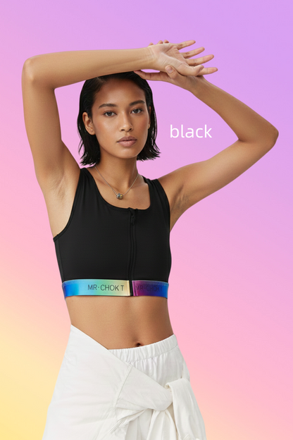 Cosplay Zip-Front Binder · Rainbow Band