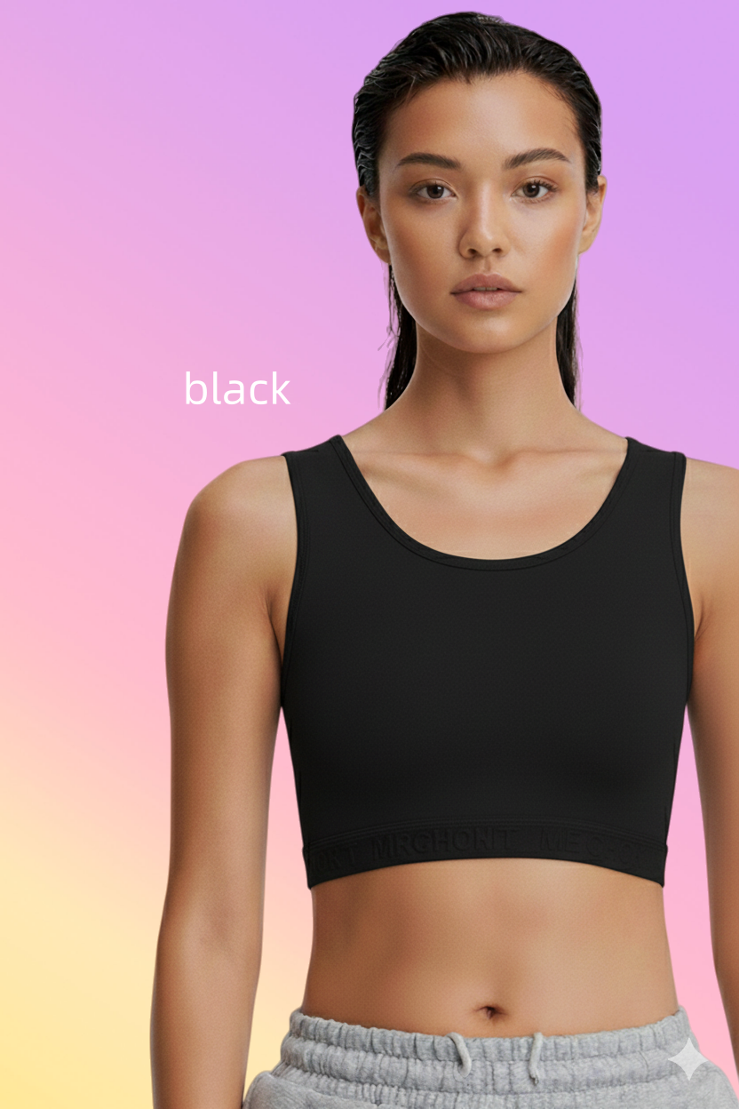 CosmicOtaku  Performance Bodywear ﻿ Triple-Layer Front · Breathable Mesh Back · Pullover Design · Stable Underbust Band