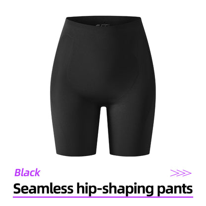 Black Seamless Hip-Shaping Shorts for cosplay innerwear
